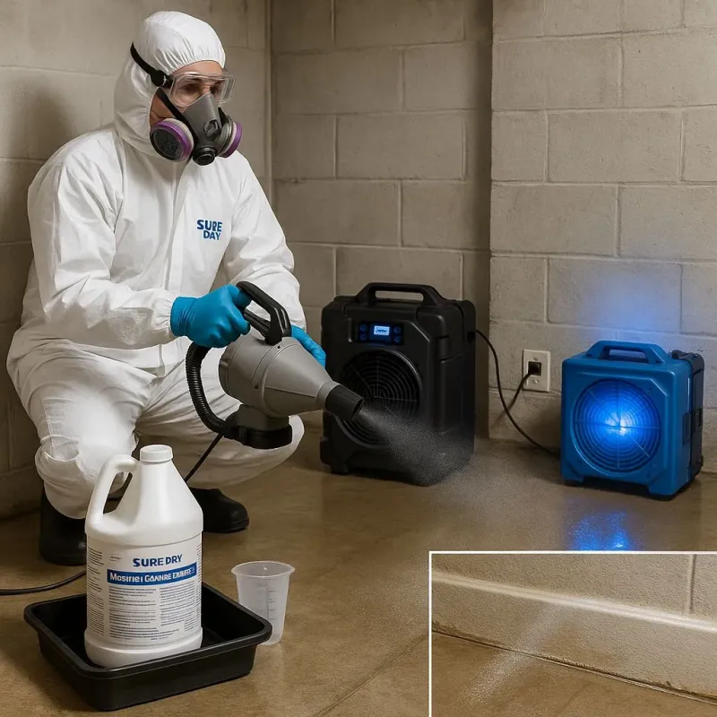 Sanitization and Odor Removal process in Crescent City, FL